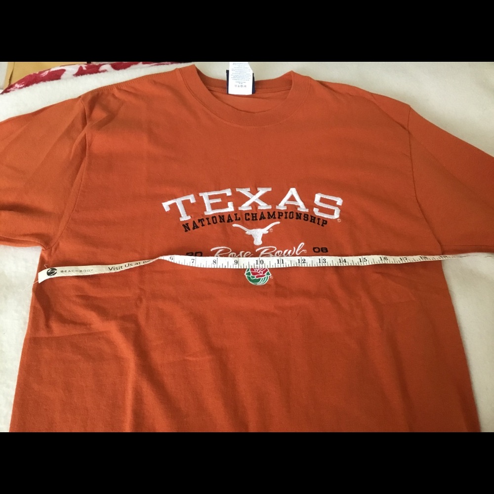 TEXAS Rose Bowl National Championship Tee OF 2008;SIZE Medium - Picture 4 of 6